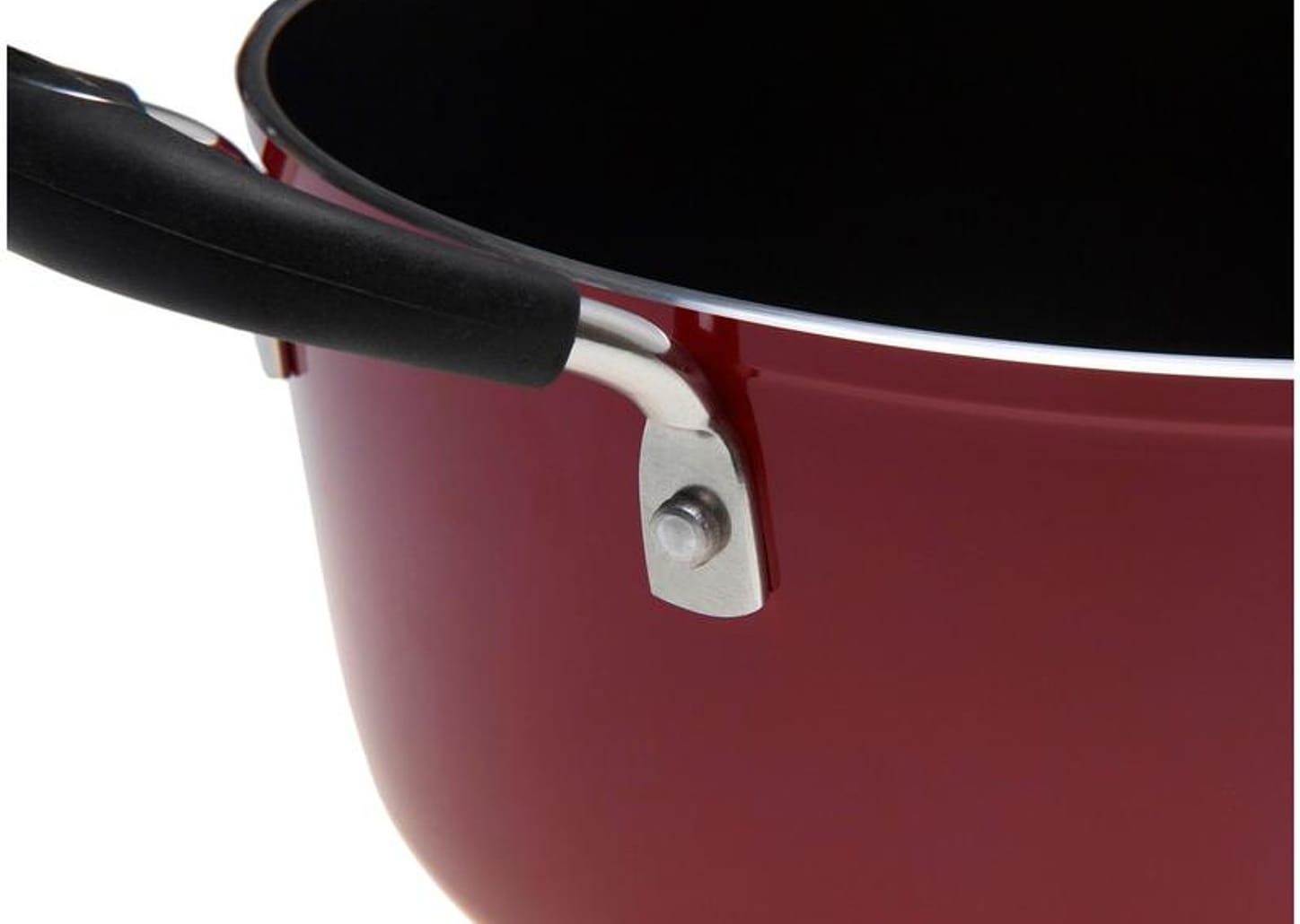 Jogo de Panelas Tramontina Antiaderente de Alumínio Vermelho 5 Peças Mônaco