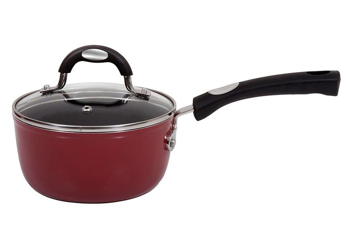 Jogo de Panelas Tramontina Antiaderente de Alumínio Vermelho 5 Peças Mônaco