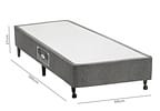 Base Cama Box Solteiro Castor 27x88x188cm Lux