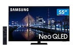Smart TV 55” 4K NEO QLED Mini Led Samsung 55QN85A 120hz Som em Movimento Processador AI