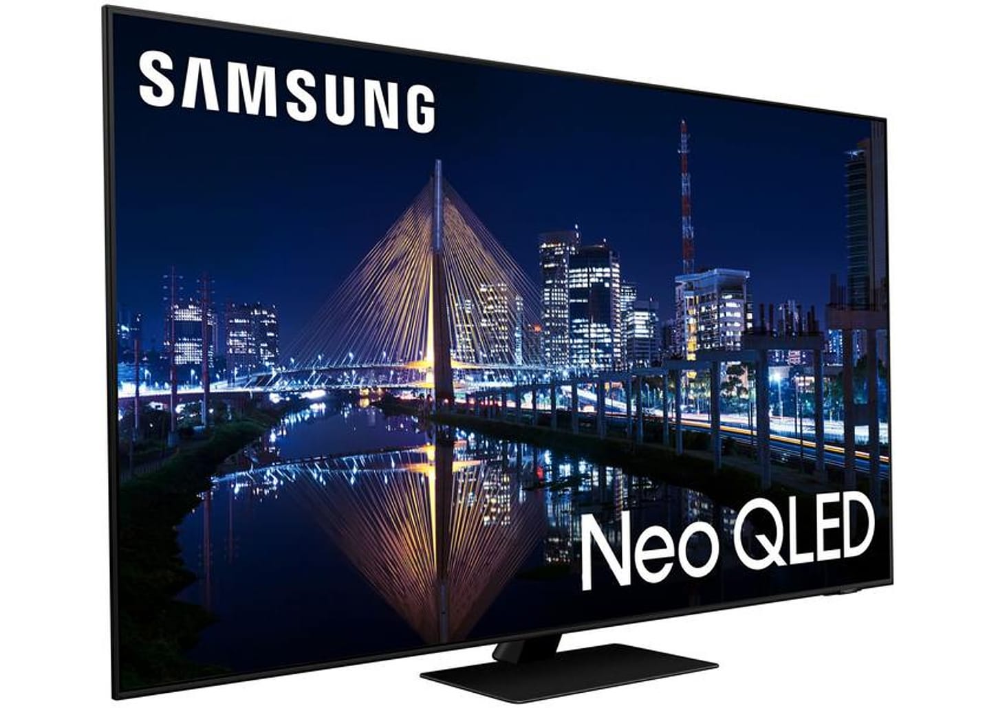 Smart TV 55” 4K NEO QLED Mini Led Samsung 55QN85A 120hz Som em Movimento Processador AI
