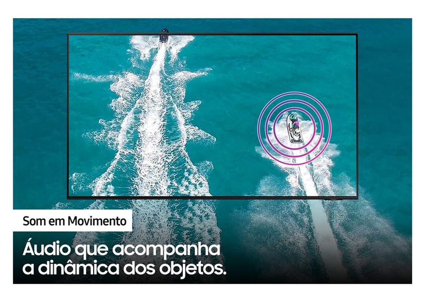 Smart TV 55” 4K NEO QLED Mini Led Samsung 55QN85A 120hz Som em Movimento Processador AI