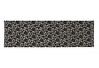 Peseira Queen 65x240cm Preto Lartex - Jacquard Adoratta