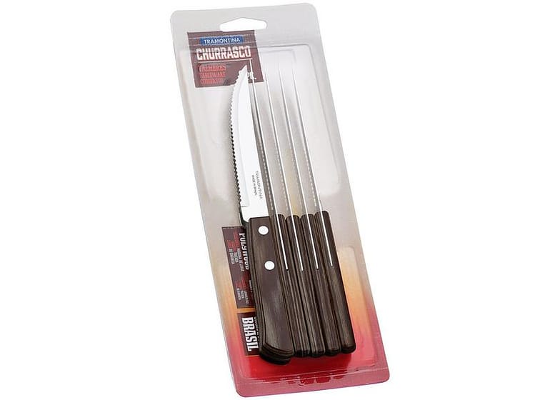Conjunto para Churrasco 6 Peças Tramontina - Polywood 21198/915
