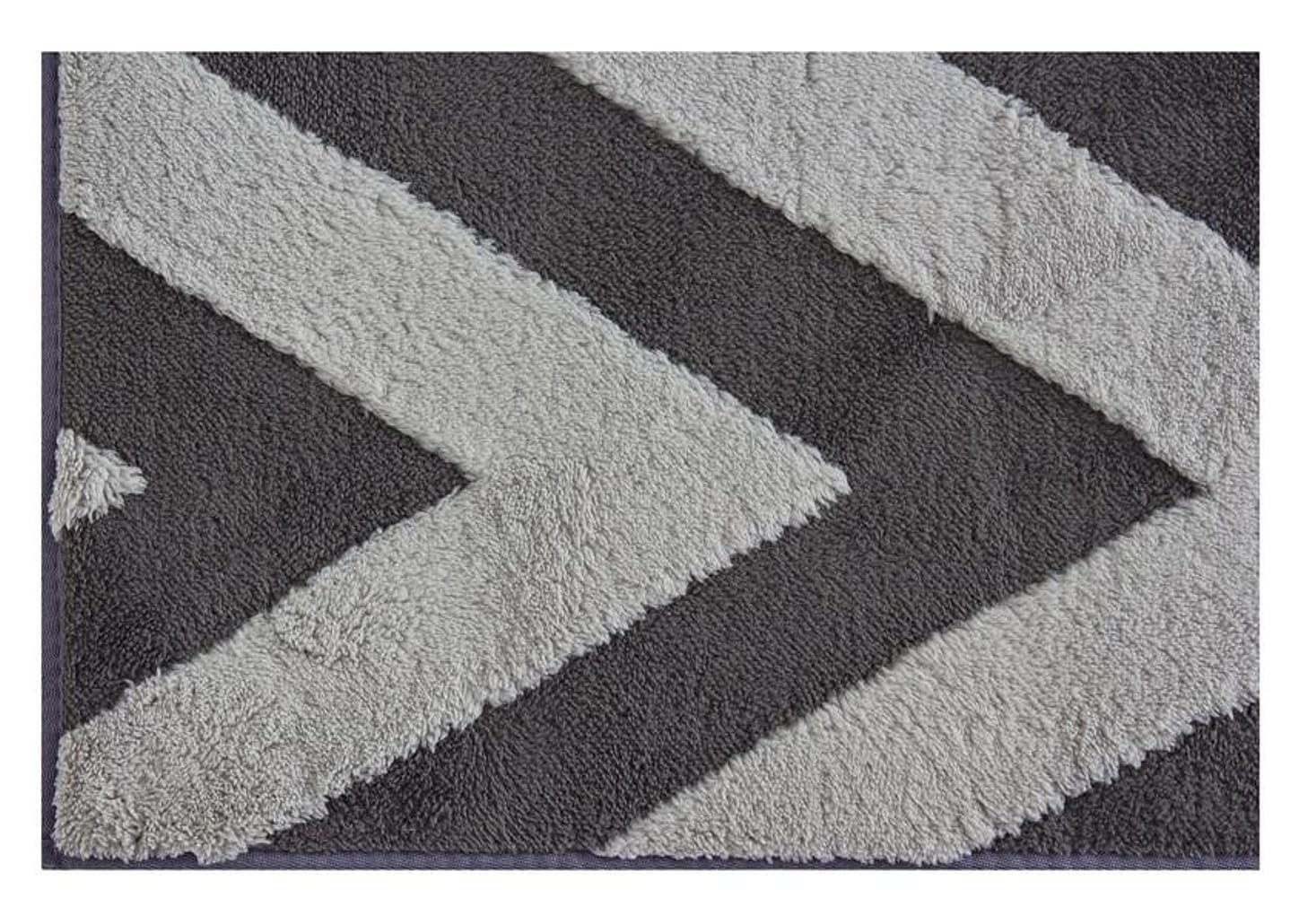 Tapete Zig Zag Retangular Elegance Zig Zag 200x250cm Jolitex