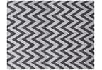 Tapete Zig Zag Retangular Elegance Zig Zag 200x250cm Jolitex
