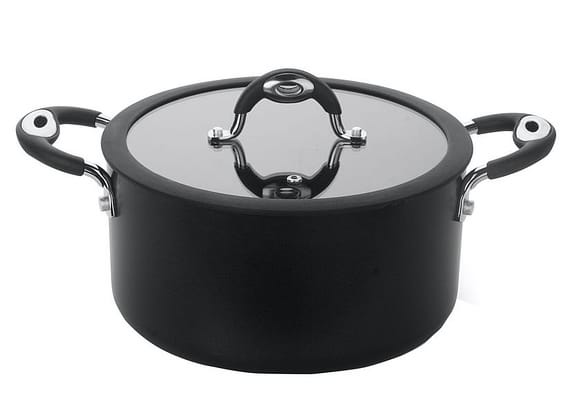 Caçarola Multiflon Antiaderente 5,4L 24cm 3mm com Tampa Dom 49224