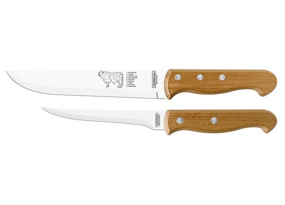 Jogo de Facas Tramontina Inox Churrasco 2 Peças