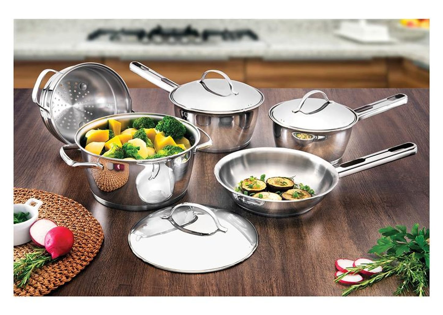 Caçarola Tramontina Inox 2,2L 18cm com Tampa - Alegra 62654/180