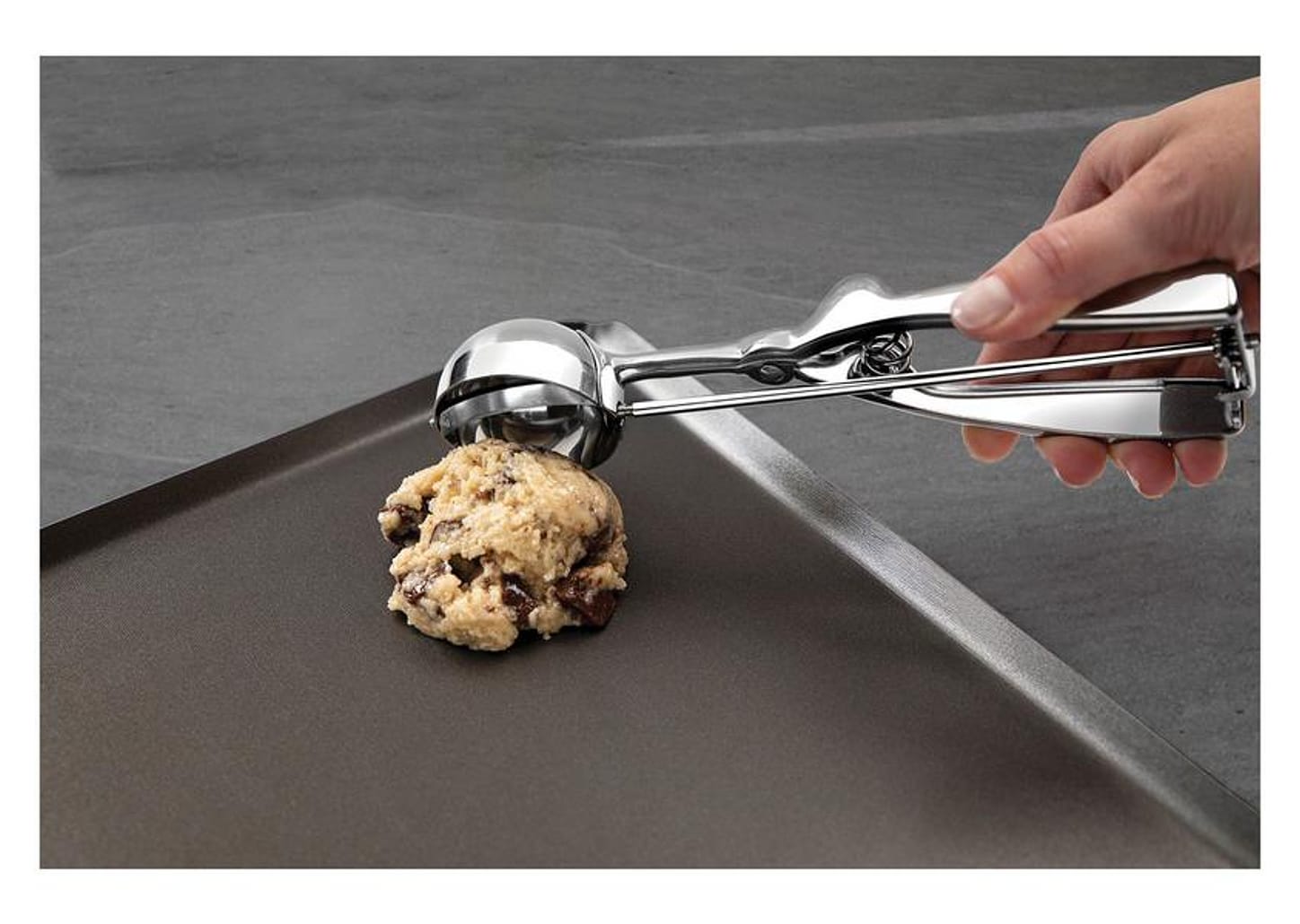 Colher de Sorvete Inox Tramontina Marffim