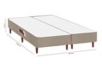 Box para Colchão King Size Castor Bipartido 27cm de Altura Revolution