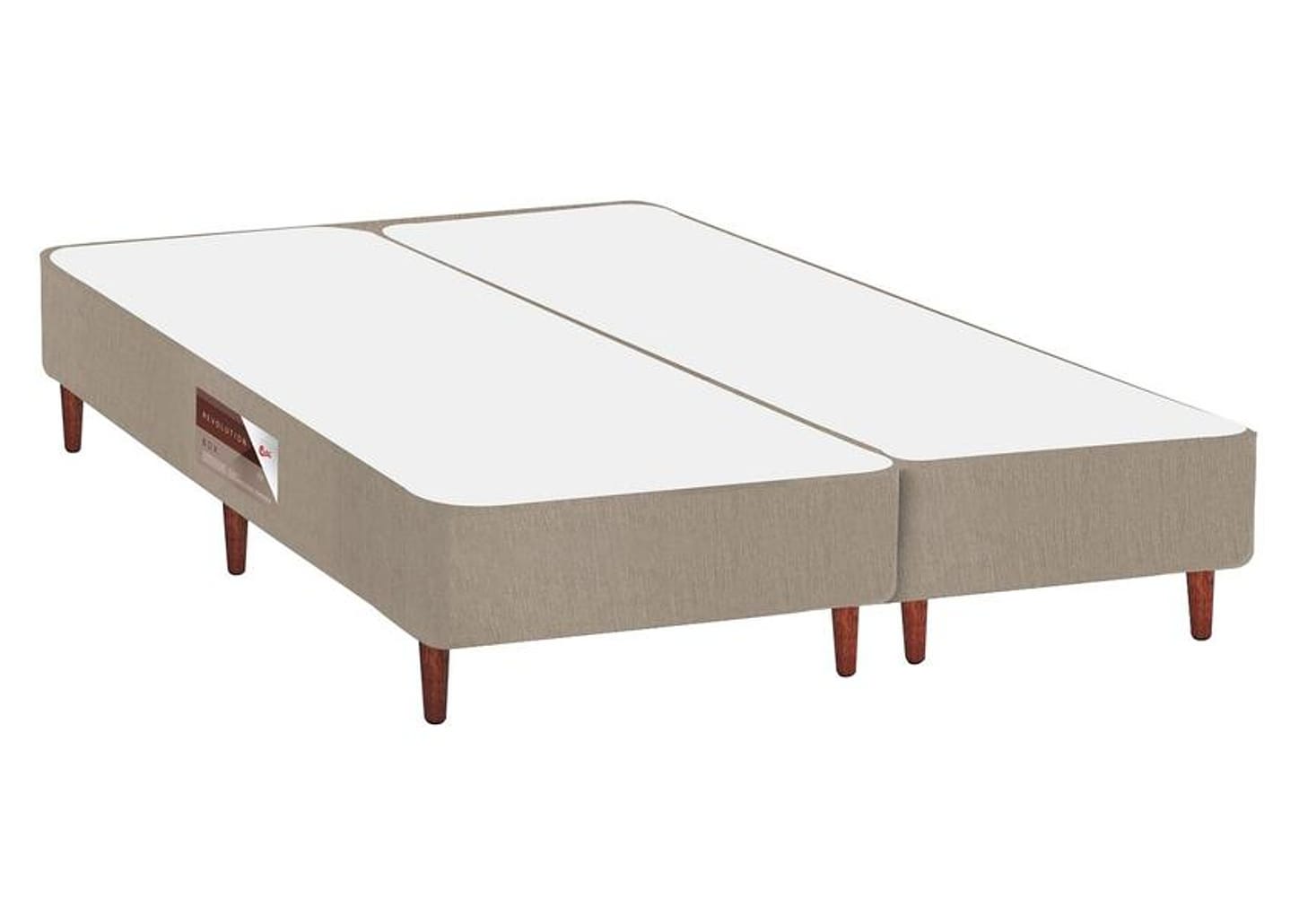 Box para Colchão King Size Castor Bipartido 27cm de Altura Revolution
