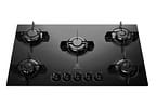 Cooktop 5 Bocas Electrolux a Gás GLP Preto - KE5GP
