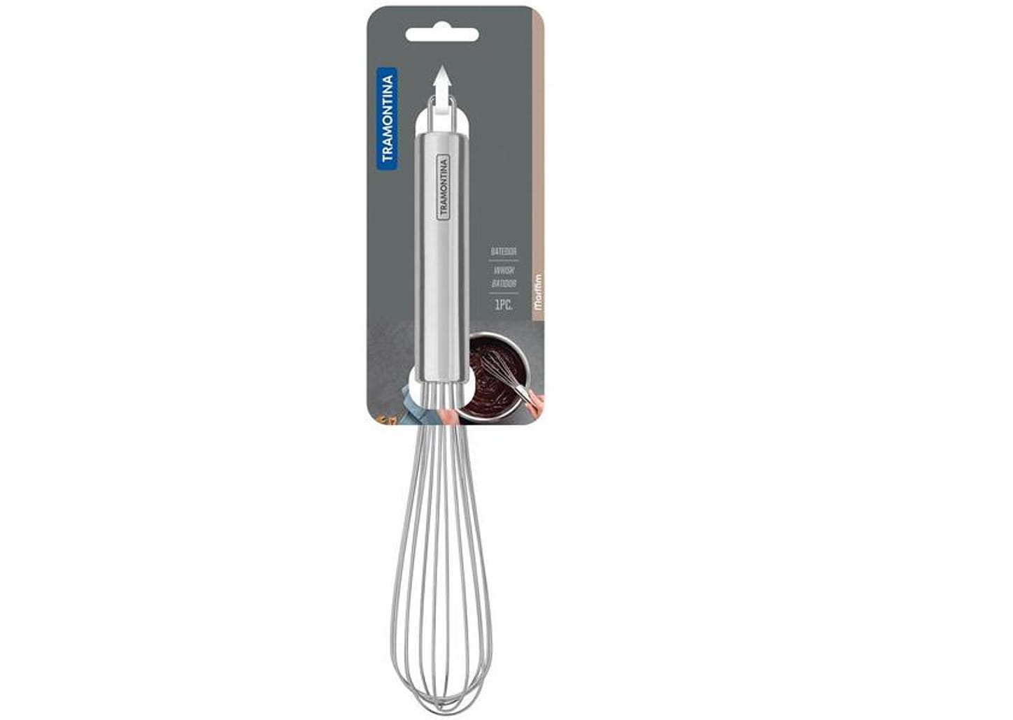 Batedor/Fuê Ovos e Massa Inox 32cm Tramontina - Marffim 63809530