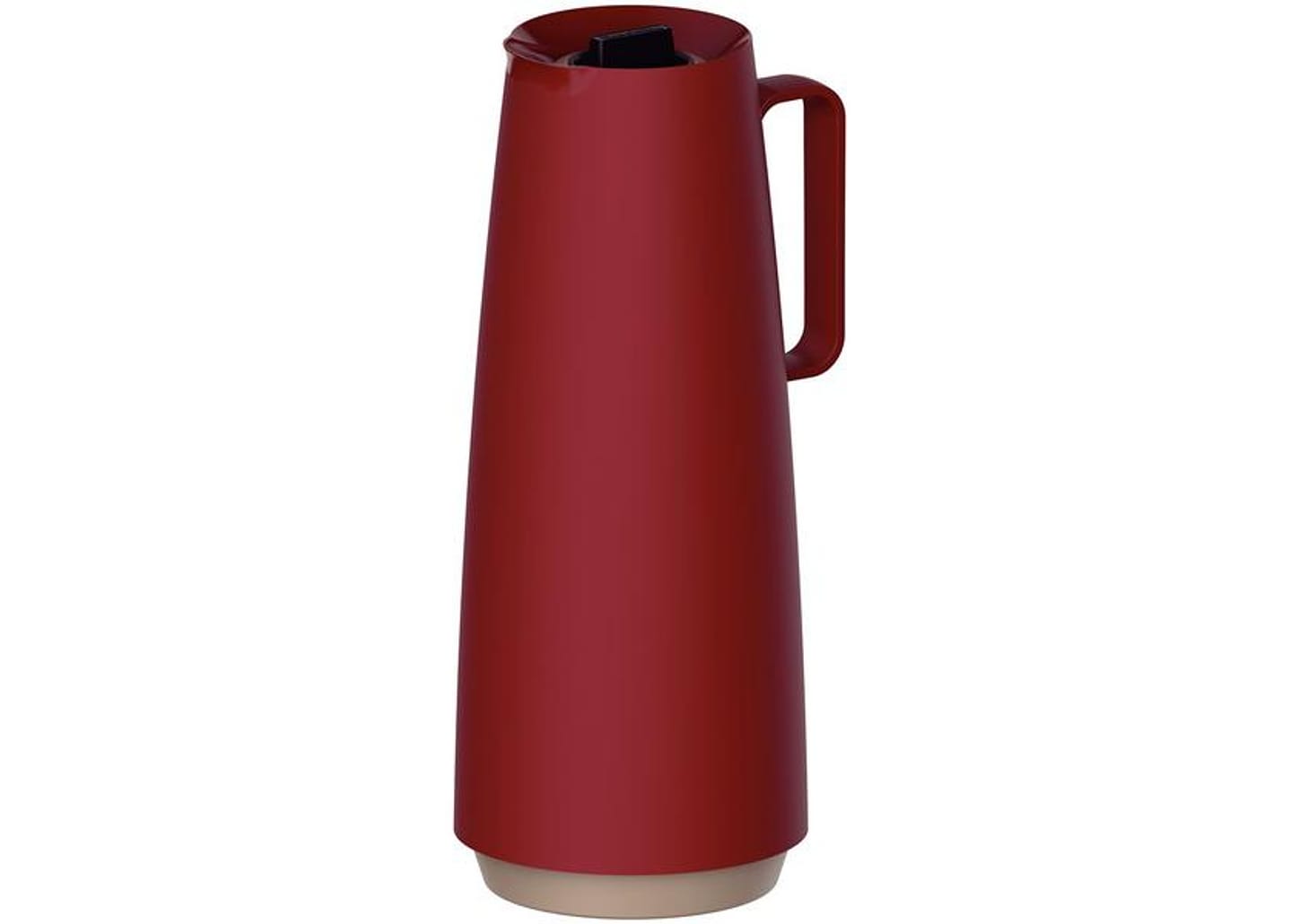 Bule de Café e Chá Térmico de Polipropileno - Vermelho 1L Exata