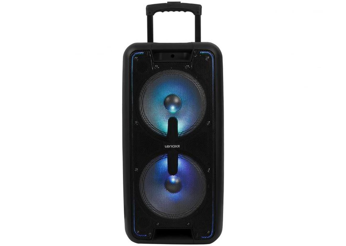 Caixa de Som Bluetooth Lenoxx CA 360 Ativa - Amplificada 600W USB