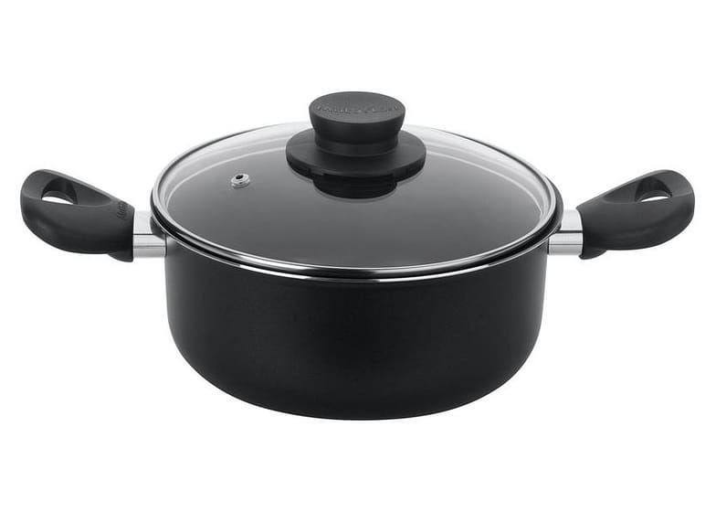 Caçarola Multiflon Antiaderente 3,8L 22cm 1.4mm com Tampa Gourmet 53222