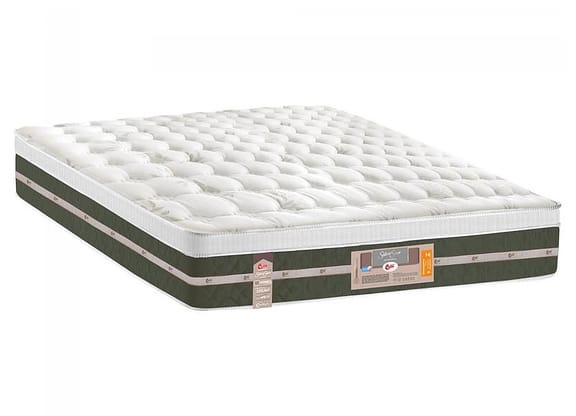 Colchão King Size Castor Mola 32cm de Altura Silver Star