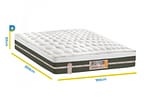 Colchão King Size Castor Mola 32cm de Altura Silver Star