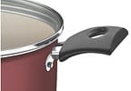 Caçarola Tramontina Antiaderente com Tampa Vermelha 3,7L 22cm Turim