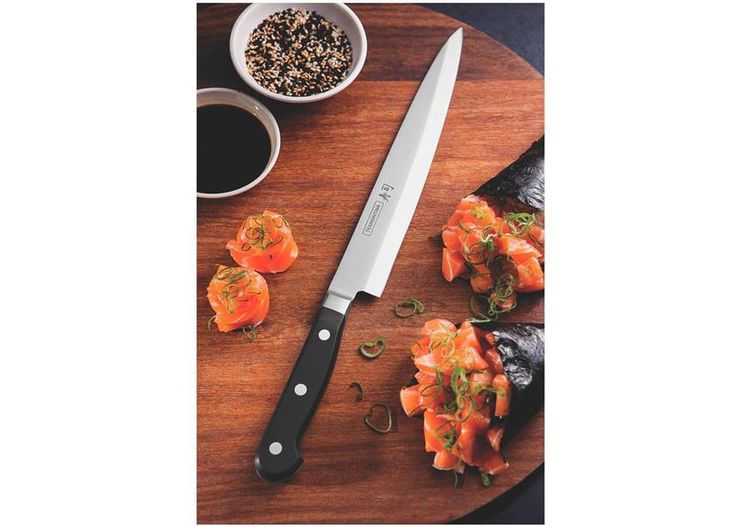Faca para Sushi Tramontina Inox 9” Yanagiba