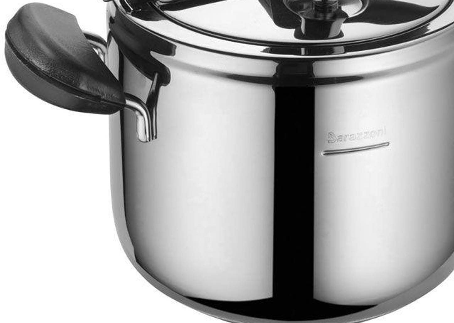 Panela de Pressão Inox 5 Litros c/ Fechamento Externo - Barazzoni