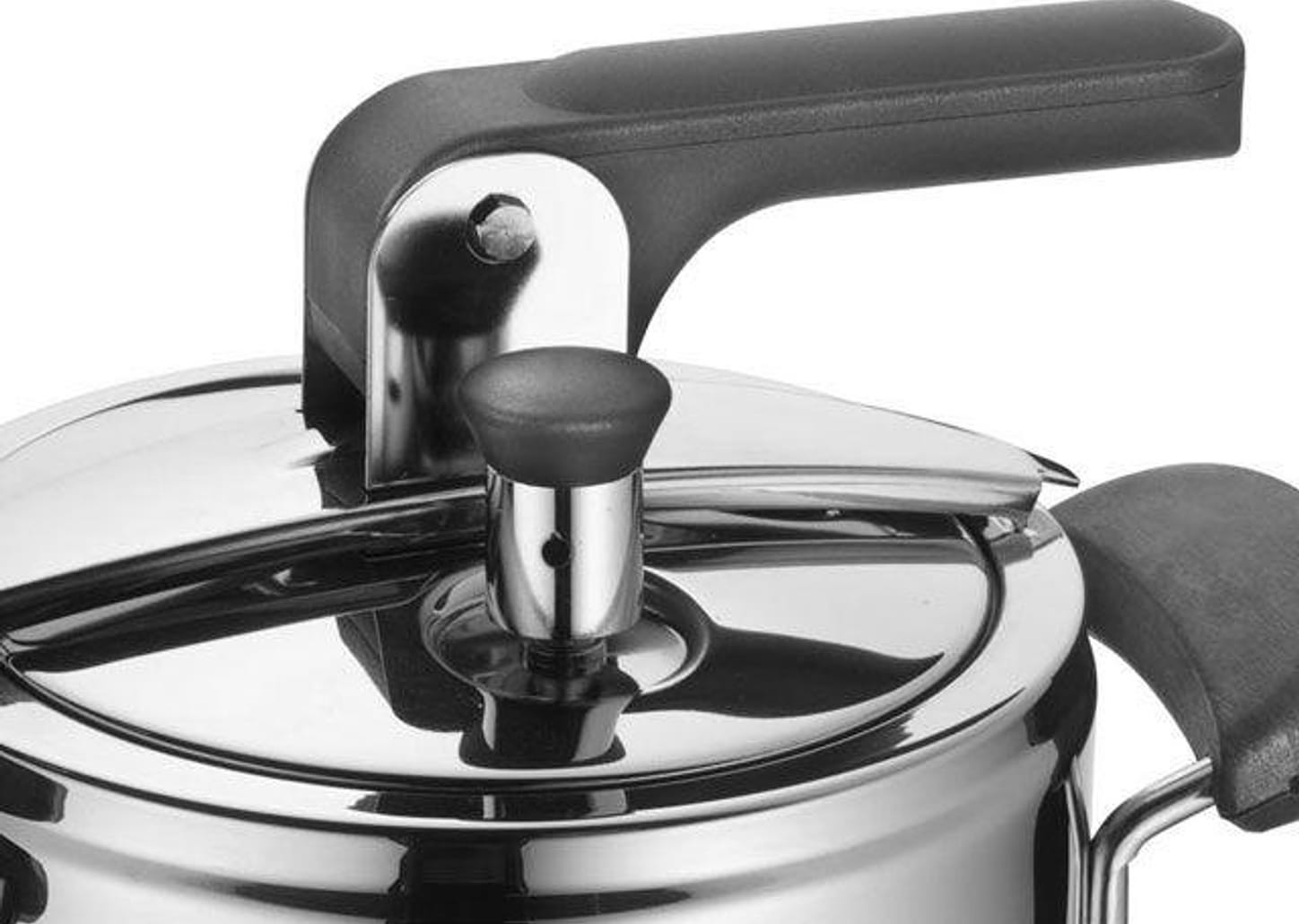 Panela de Pressão Inox 5 Litros c/ Fechamento Externo - Barazzoni