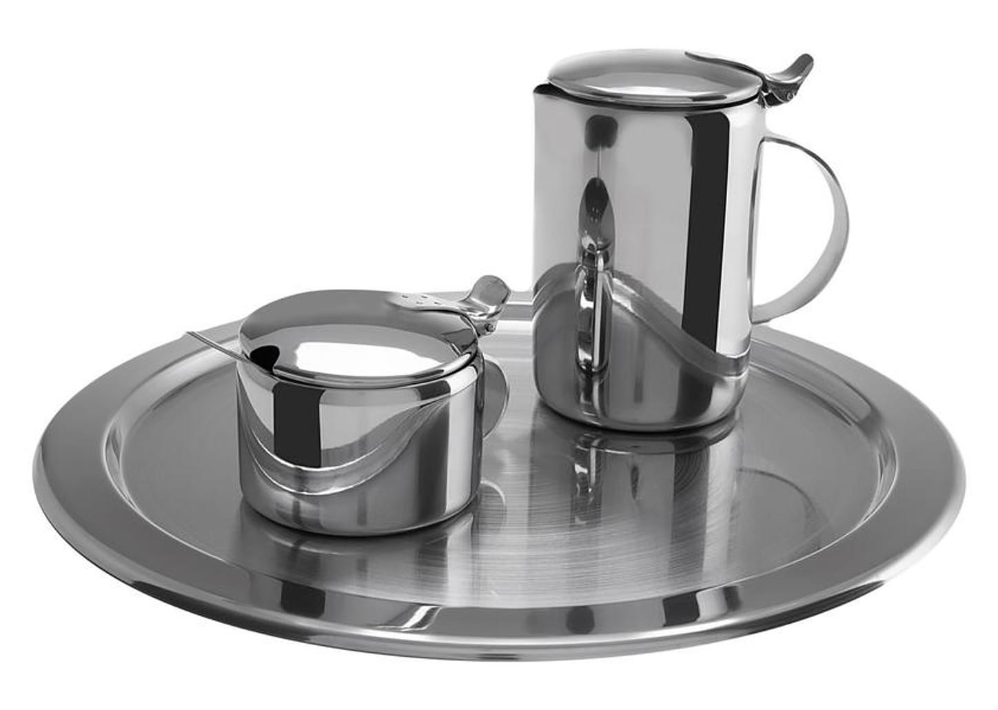 Jogo de Chá e Café 4 Peças Forma Inox Tavola 807920/4MA