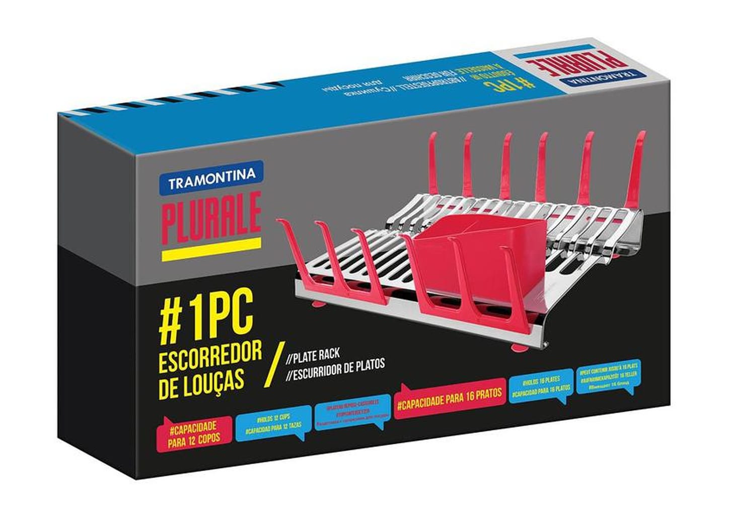 Escorredor de Louça Tramontina - Plurale