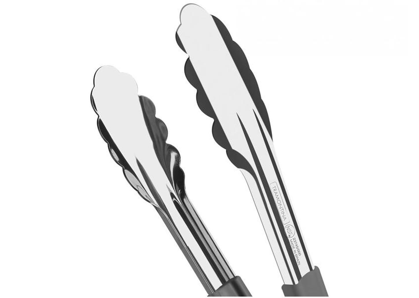 Pegador Multiuso Tramontina Inox Utilitá 25056160 Cinza