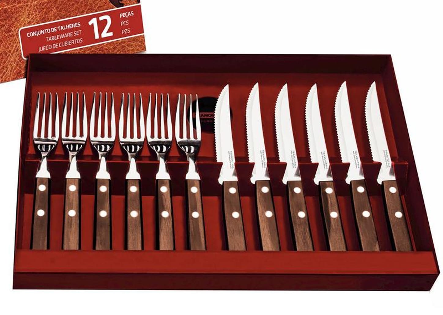 Kit Churrasco 12 Peças - Tramontina 22299/002