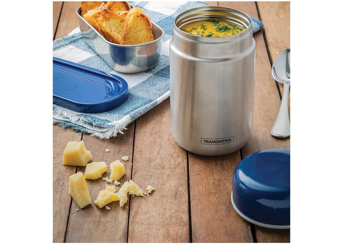 Pote de Inox Tramontina Redondo 400ml - By Me