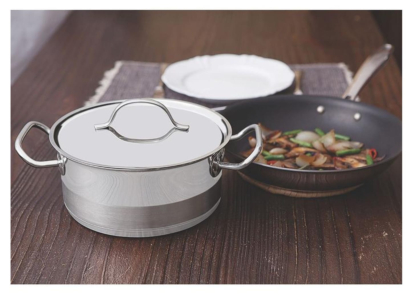 Caçarola Tramontina Inox 1,85L 16cm 0.7mm - Professional 62624/161