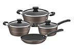 Jogo de Panelas Tramontina Antiaderente de Alumíno - Avelã 4 Peças Sicília