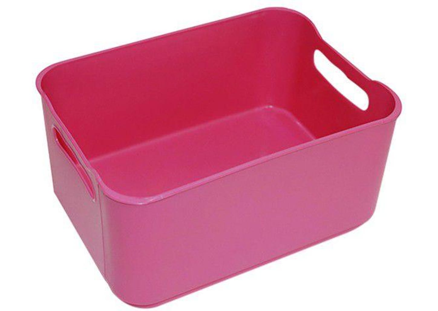 Kit Cestos Organizadores Retangulares Rosa - Arthi 9849 2 Peças