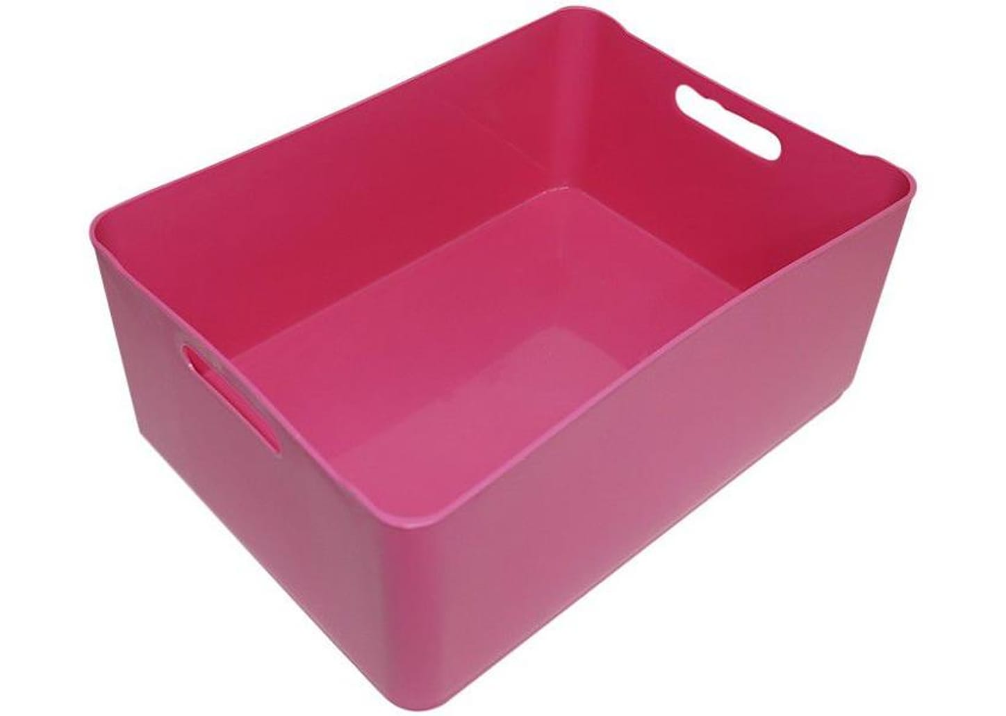 Kit Cestos Organizadores Retangulares Rosa - Arthi 9849 2 Peças