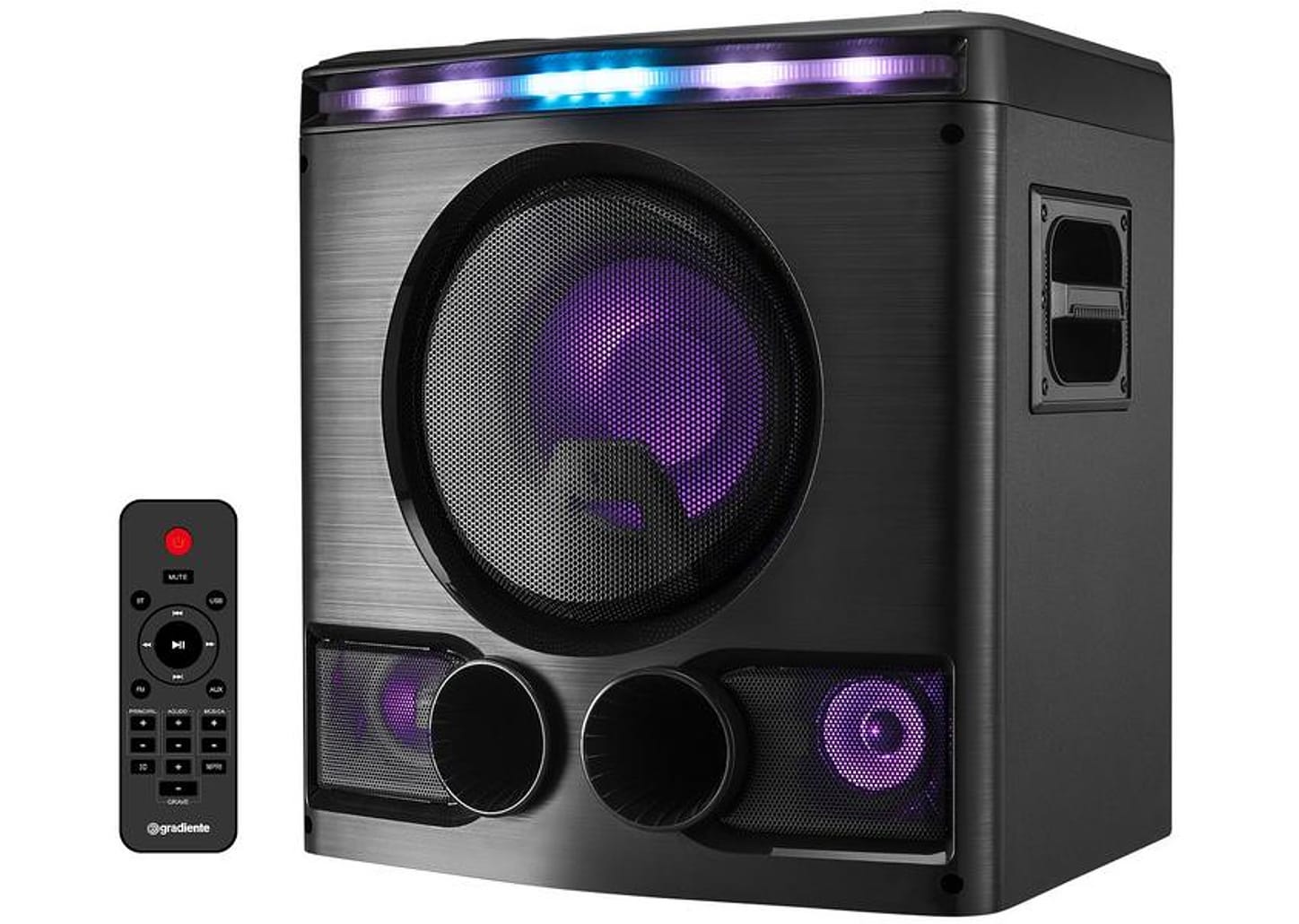 Mini System Gradiente Power Box GMS300 - Bluetooth 300W USB com Tweeter