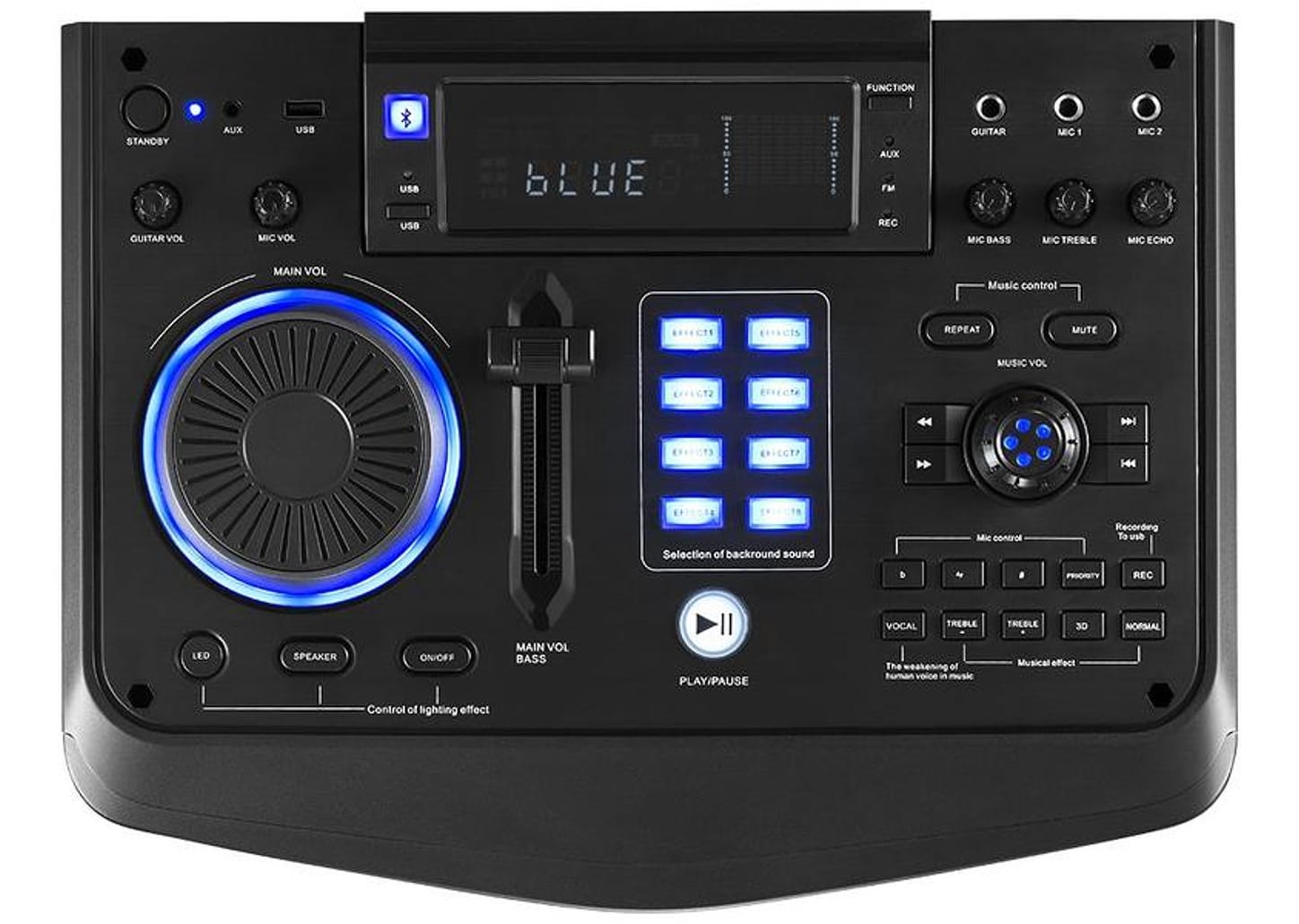 Mini System Gradiente Power Box GMS300 - Bluetooth 300W USB com Tweeter