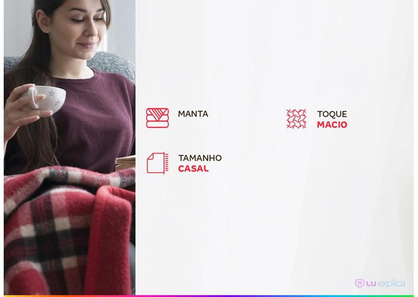 Manta Casal 100% Poliéster Jolitex - Dyuri Cacau