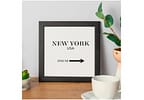 Quadro Decorativo Big Cities New York 24x24cm - Design Up Living