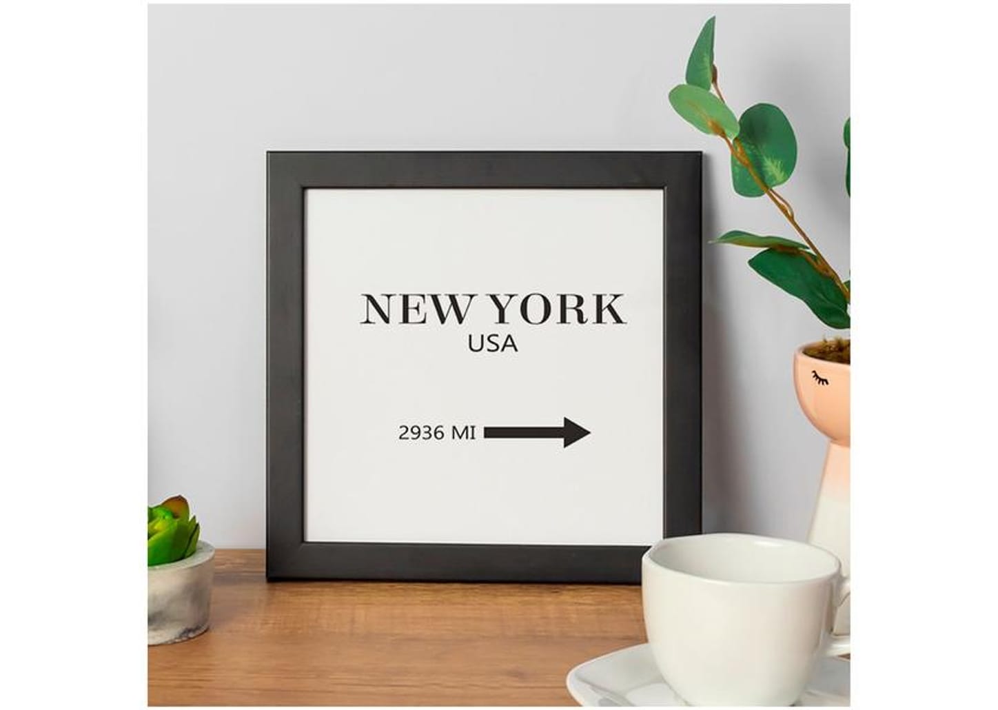 Quadro Decorativo Big Cities New York 24x24cm - Design Up Living