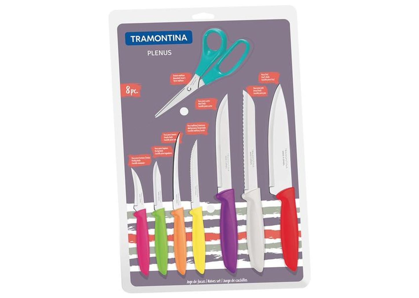 Jogo de Facas 8 Peças Tramontina Plenus 23498917