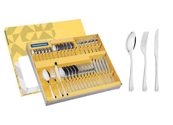 Faqueiro Tramontina Inox Havana 36 Peças