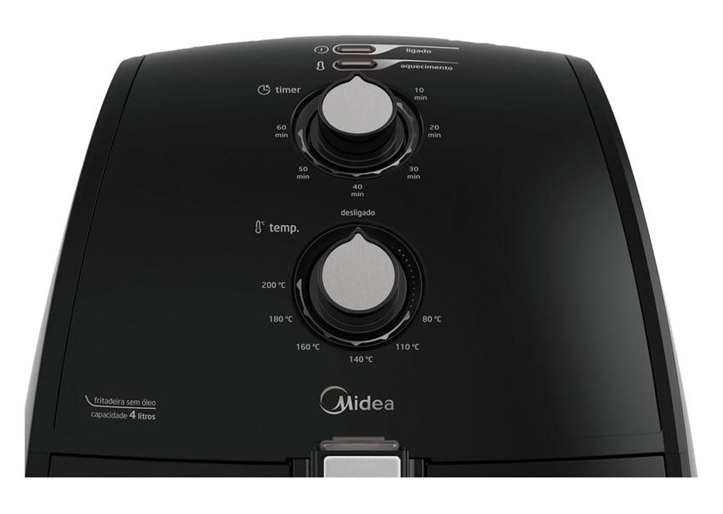 Fritadeira Elétrica sem Óleo/Air Fryer Midea FRP42 3,5L com Timer