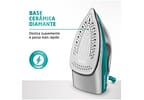 Ferro de Passar Roupa a Vapor Mondial - Lar FVN-01-G Branco e Verde