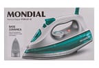 Ferro de Passar Roupa a Vapor Mondial - Lar FVN-01-G Branco e Verde