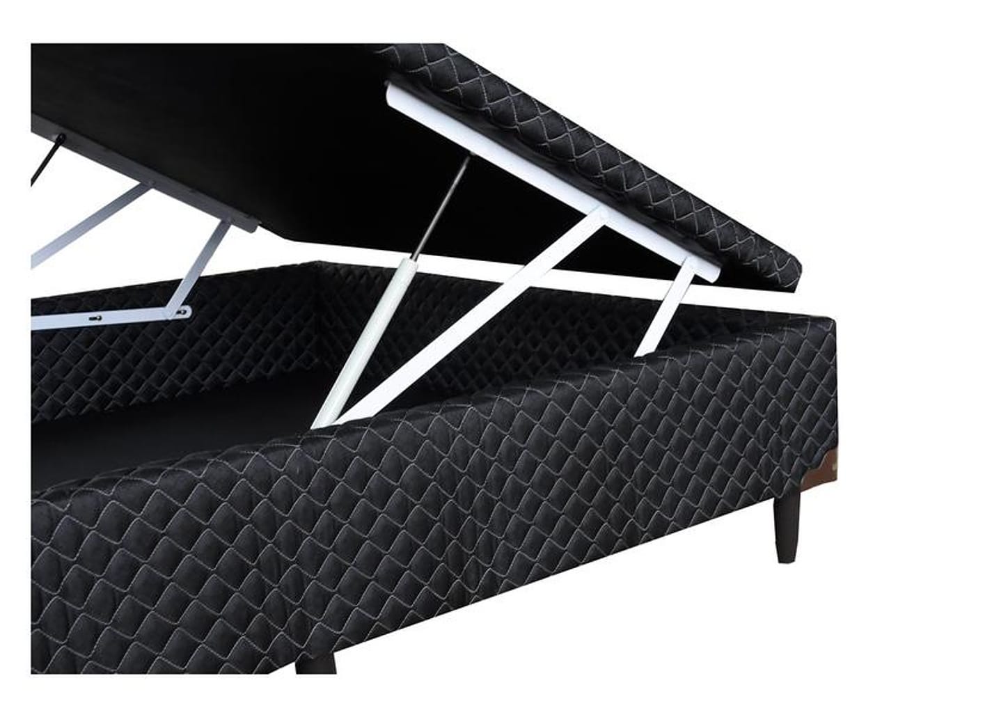 Base Cama Box Solteiro Umaflex com Báu 42x88x188cm Imperial