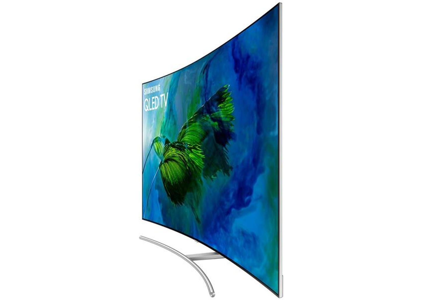 Smart TV 65” 4K QLED Samsung QN65Q8CAMGXZD - Curva Wi-Fi 4 HDMI 3 USB