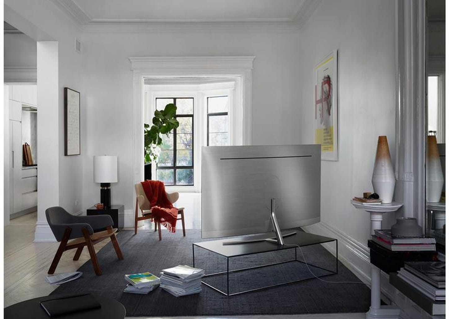 Smart TV 65” 4K QLED Samsung QN65Q8CAMGXZD - Curva Wi-Fi 4 HDMI 3 USB