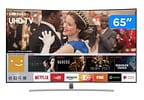 Smart TV 65” 4K QLED Samsung QN65Q8CAMGXZD - Curva Wi-Fi 4 HDMI 3 USB